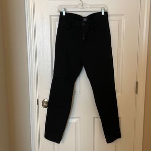 Black high rise skinny jeans